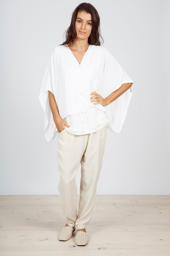 Trailblazer Shirt in White by Brave & True