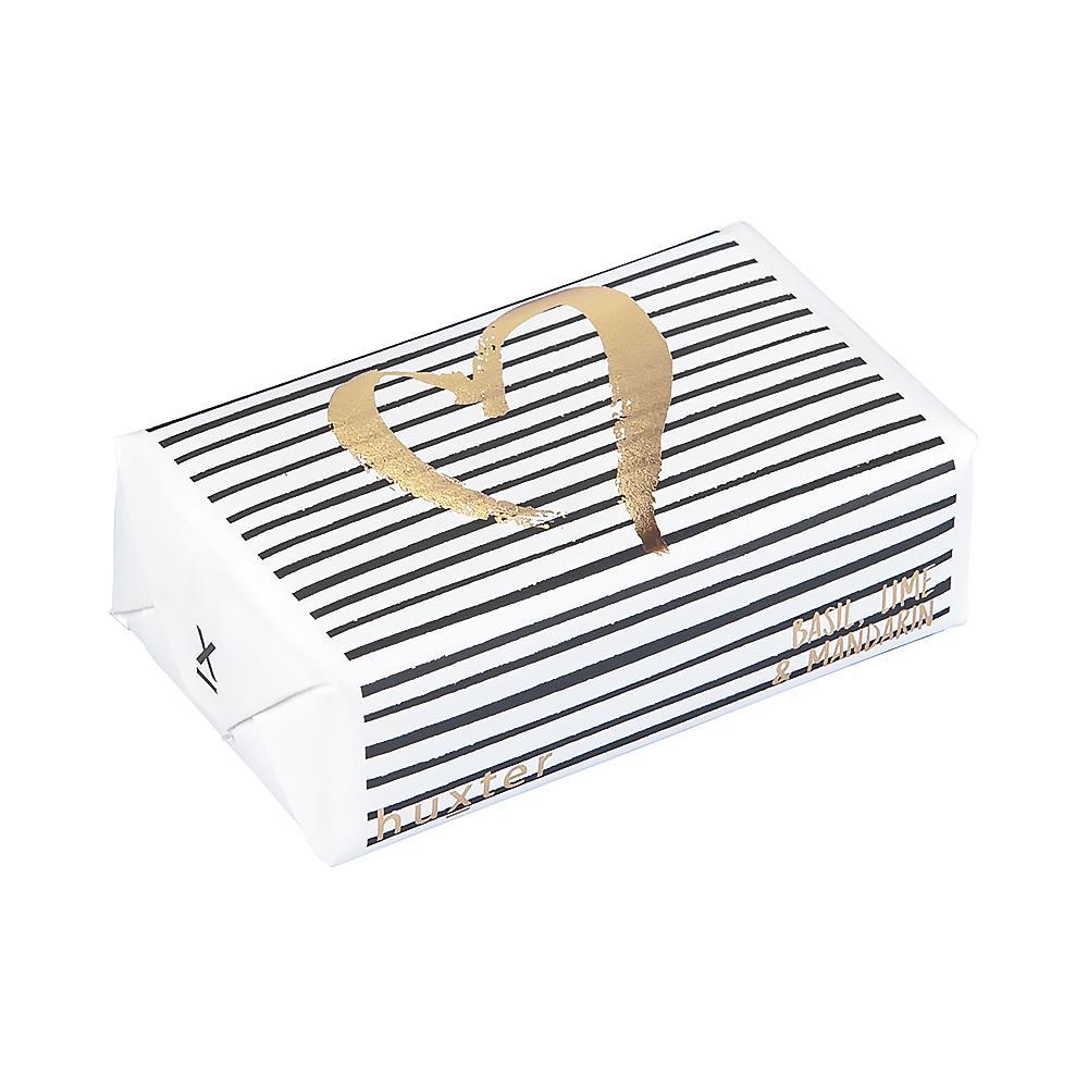 'Heart' Metallic Foil Wrapped Fragranced Soap by Huxter