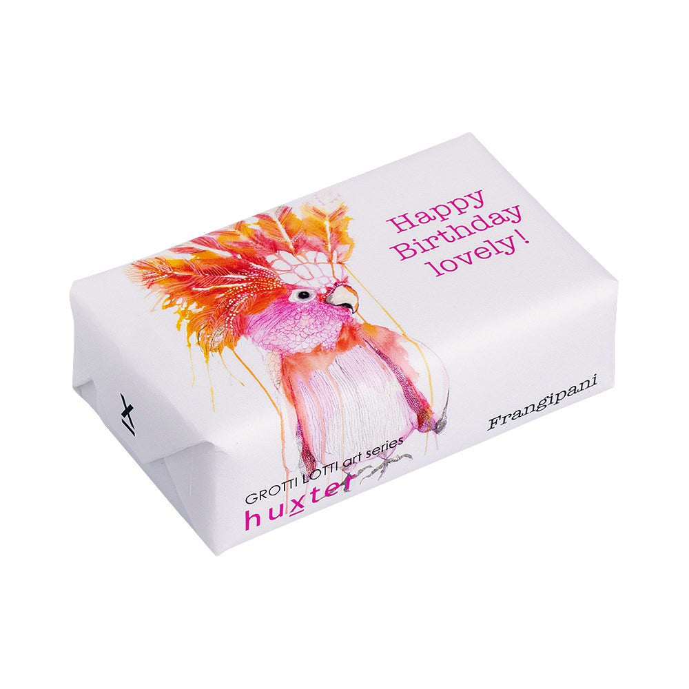 Huxter Gillian Cockatoo - Happy Birthday Lovely Wrapped Fragranced Soap