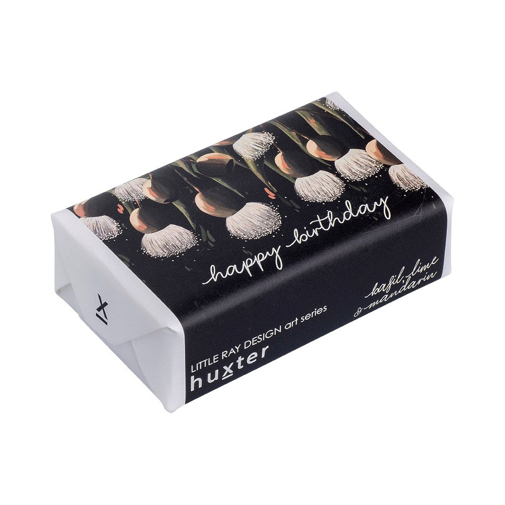 Huxter Beneath the Gumleaves - Happy Birthday Wrapped Fragranced Soap