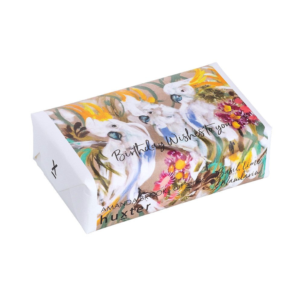 Huxter Golden Breed Birthday Wishes - Wrapped Fragranced Soap