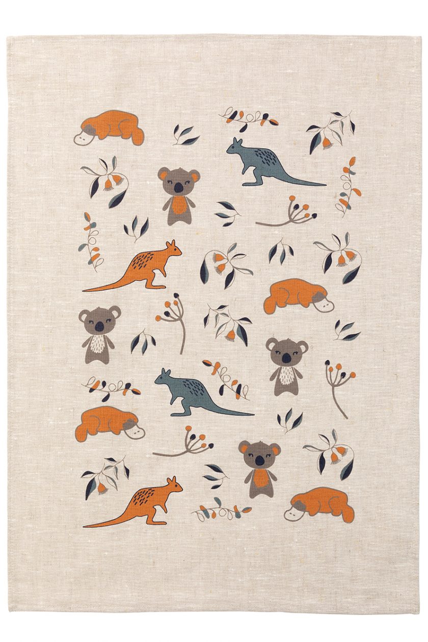 Outback Linen Tea TowelOutback Linen Tea Towel