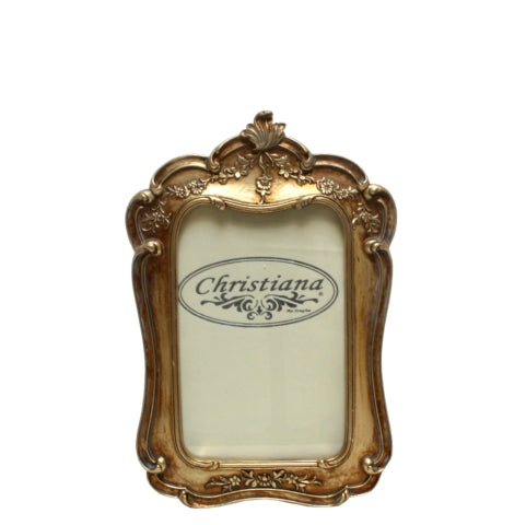 Classic Gold Crown Photo Frame