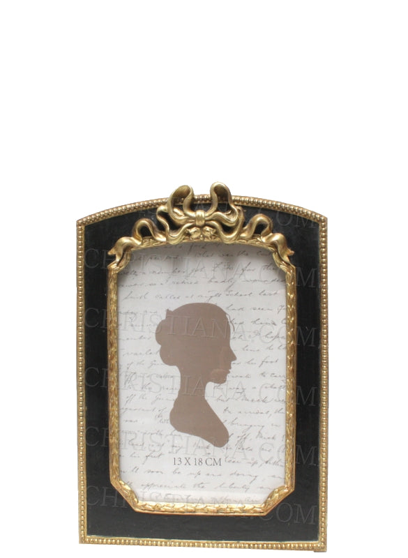 Vintage Black and Gold Photo Frame