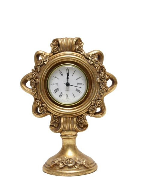 Gold Rosie Clock