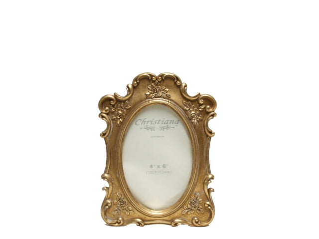 Gold Oval Rosie Frame