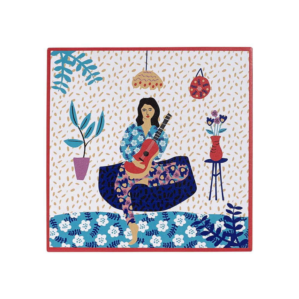 Ladelle Villa Lady Ceramic Trivet