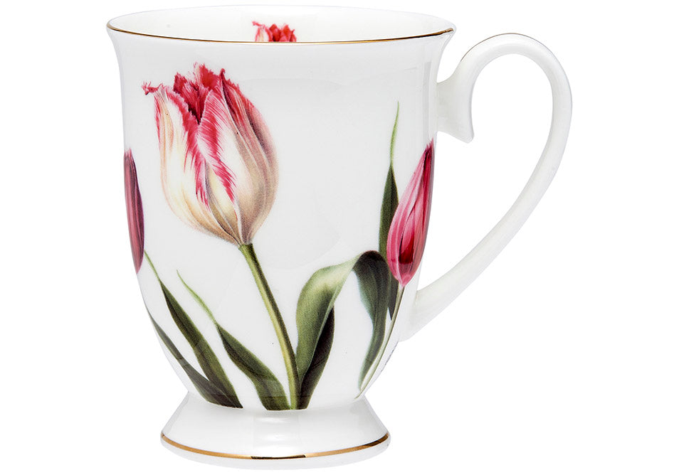 Ashdene Floral Symphony Tulip Footed Mug