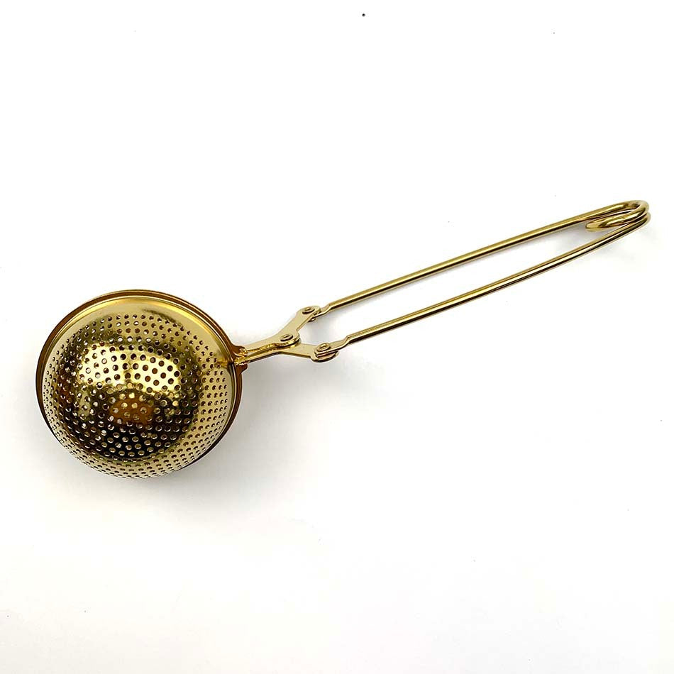 Gold Round Tea Infuser