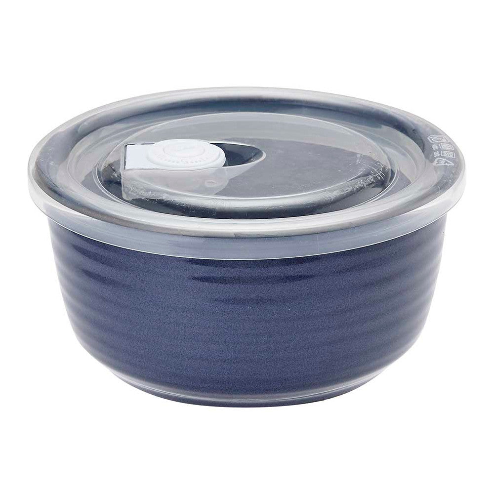 Navy Microwave Food Bowl