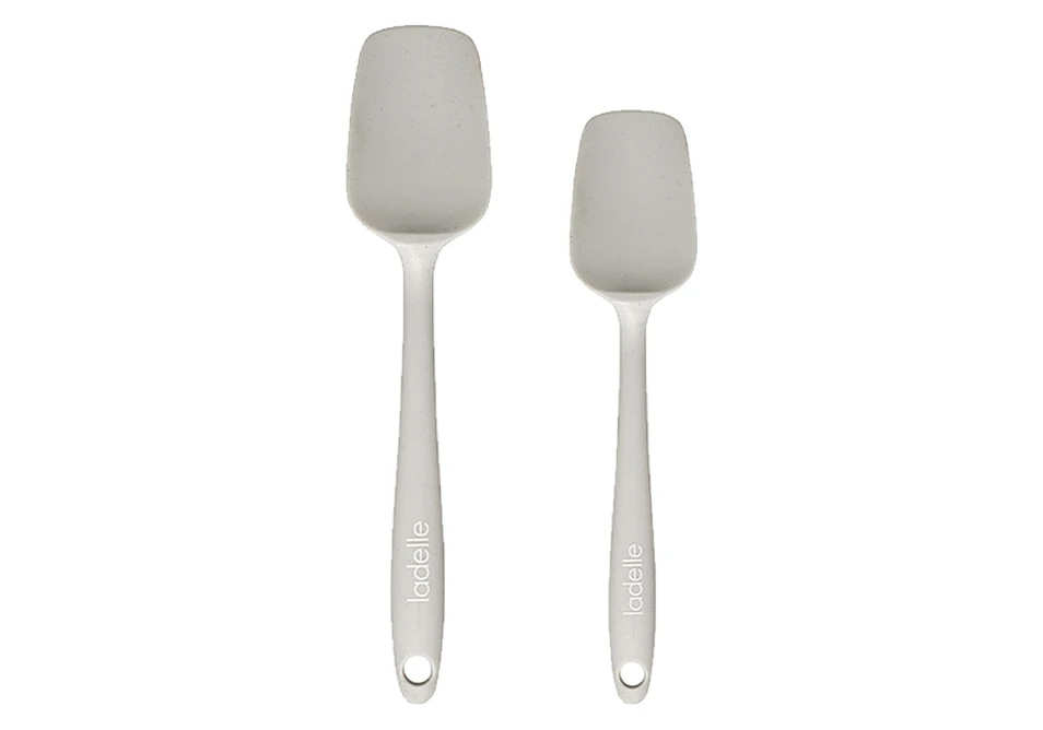 Ladelle Professional Series Grey Silicone Spoonula 2pce