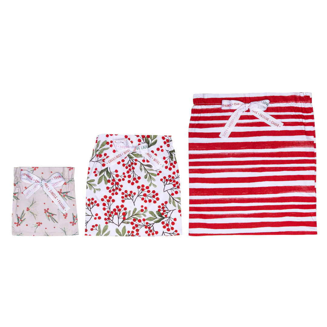 Twinkle Reusable Christmas Gift Bags - Set of 3