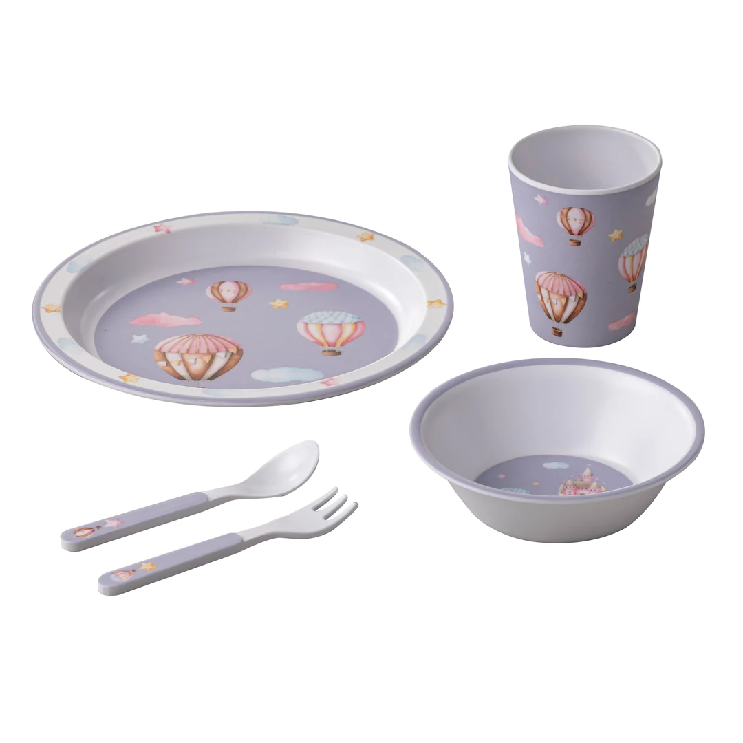 Ashdene Up In The Sky Kids Dinner Set