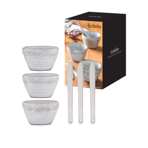 Ladelle Croft 6pc Bowl and Spreader Set