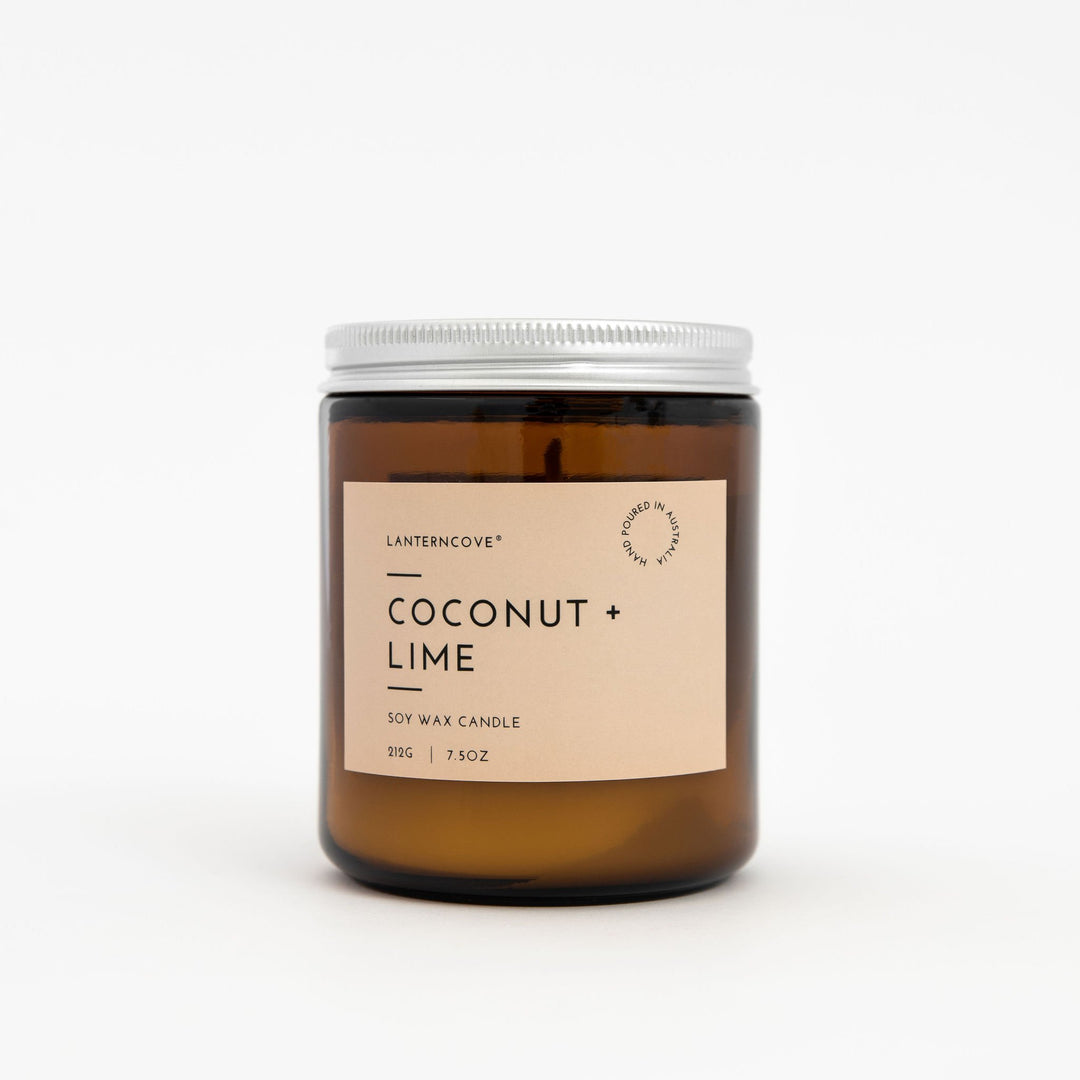 Glo 7.5 oz Soy Wax Candle – Coconut + Lime