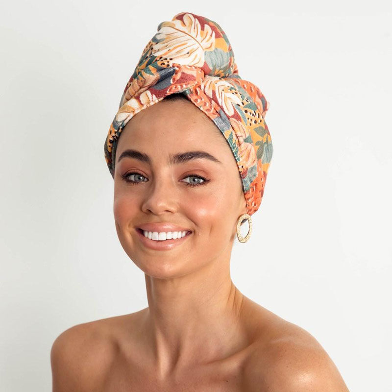 RIVA Hair Towel Wrap in Jaguar Jungle