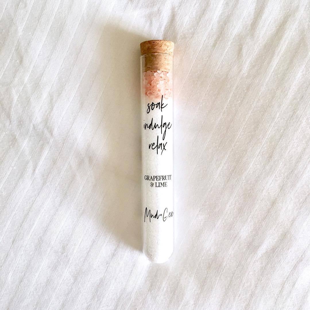 Grapefruit & Lime Soak Bath Salts Test Tube