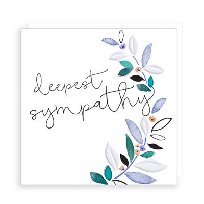 Rosanna Rossi Deepest Sympathy Greeting Card