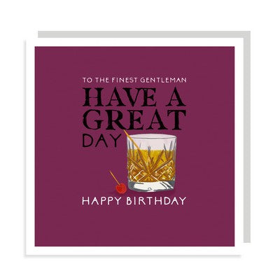 Rosanna Rossi Finest Gentleman Birthday Card