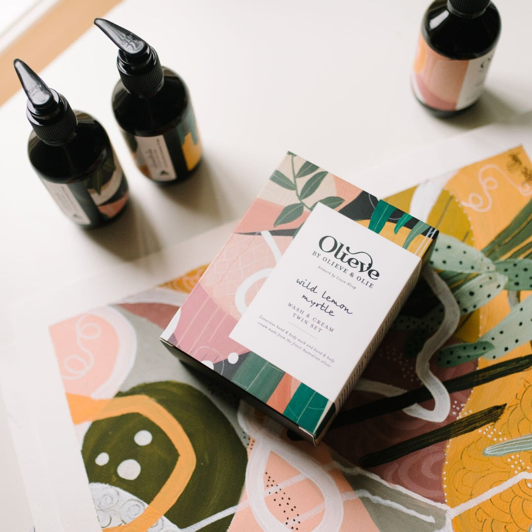 Olieve & Olie Limited Edition Wash & Cream Twin Set - Wild Lemon Myrtle