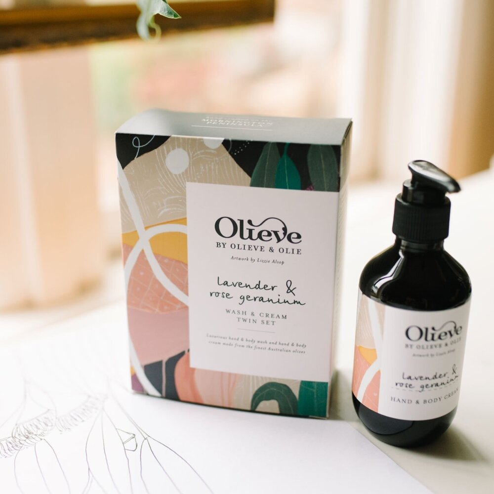 Olieve Artist Limited Edition Set Lavender Rose Geranium