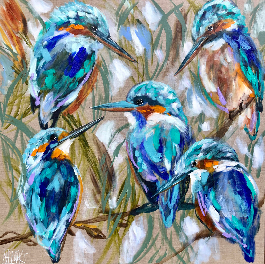 Lilli Rock Kingfishers Coaster