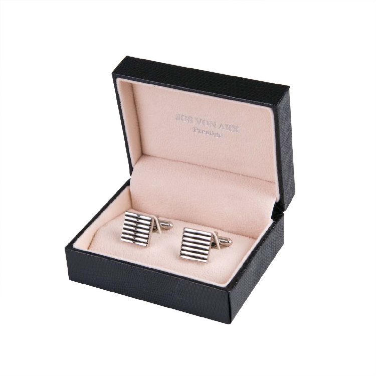 Silver Wave Cufflinks
