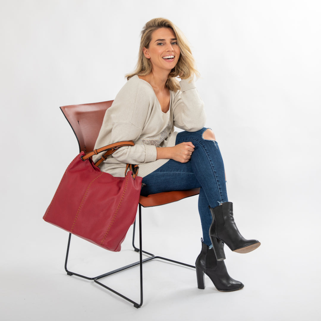 Margot Shoulder Bag - Merlot