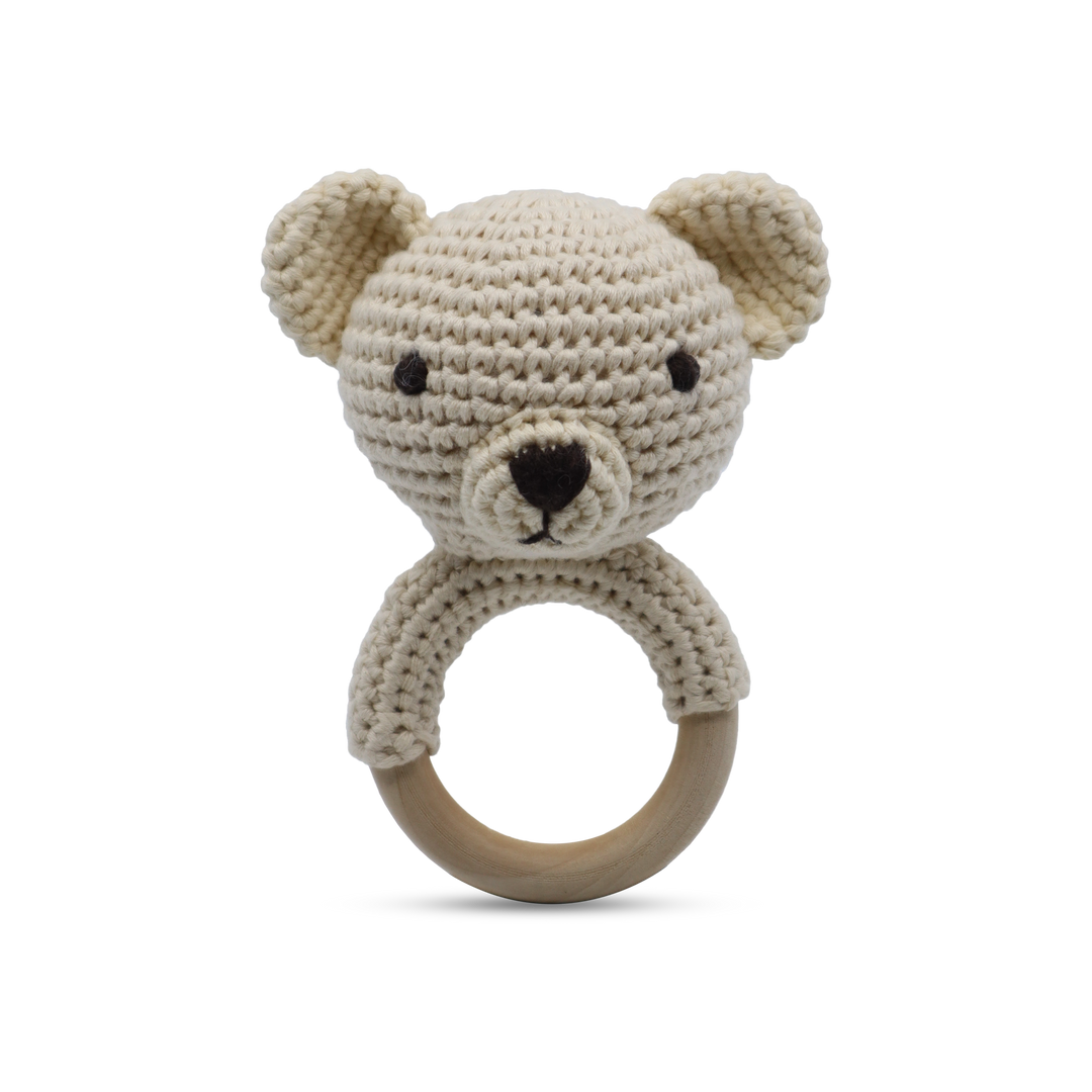 Teddy - Shaker Ring Toy