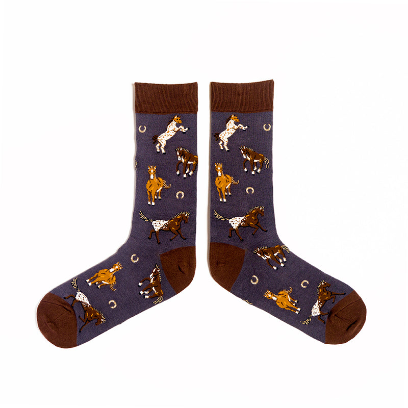 Worn By A Stallion Mens Socks