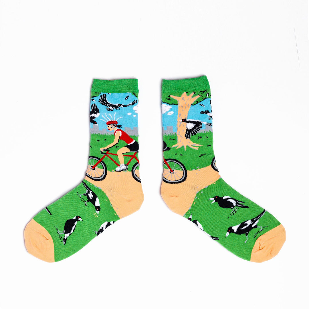 A Leisurely Cycle Ladies Socks