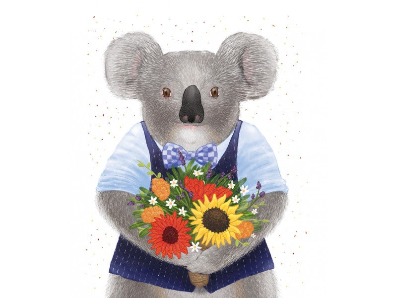 Mini Card - Koala Bouquet