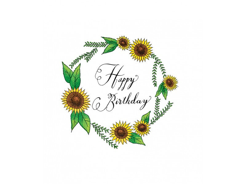 Mini Card - Sunflower Happy Birthday