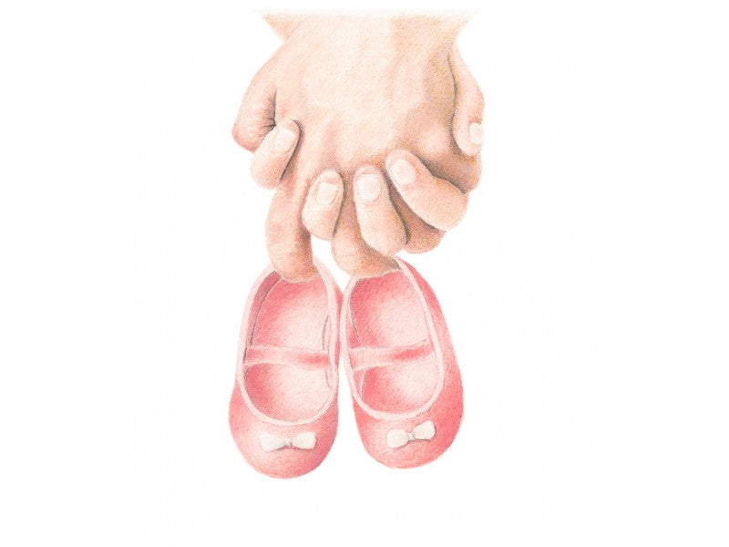 Mini Card - Tiny Pink Shoes