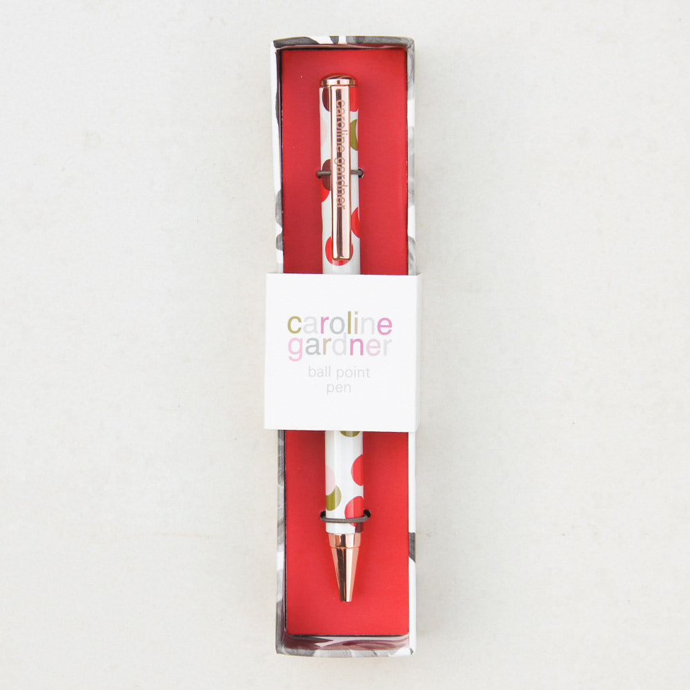 Caroline Garnder Spotty Boxed Pen