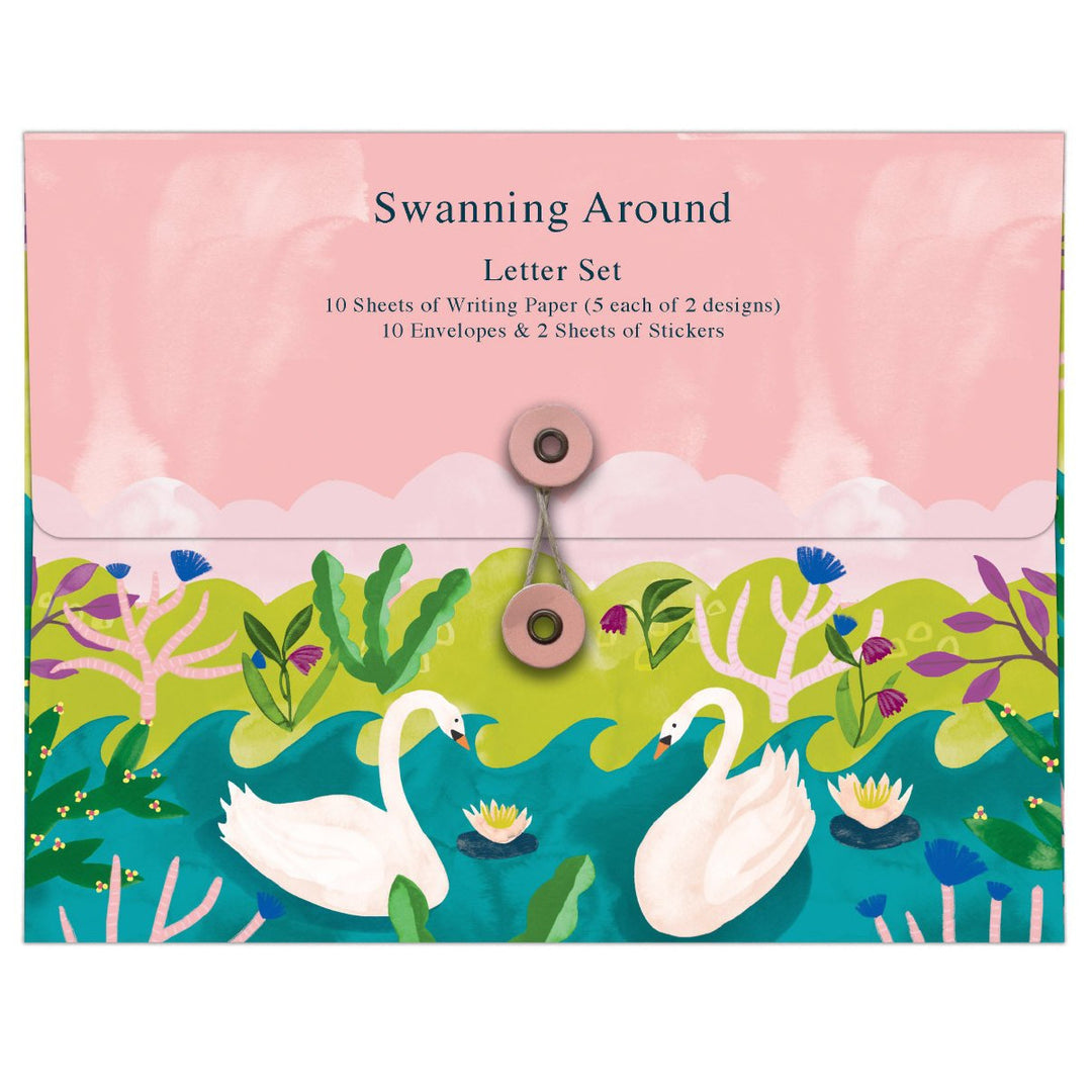 Roger la Borde Swanning Around Writing Paper Set