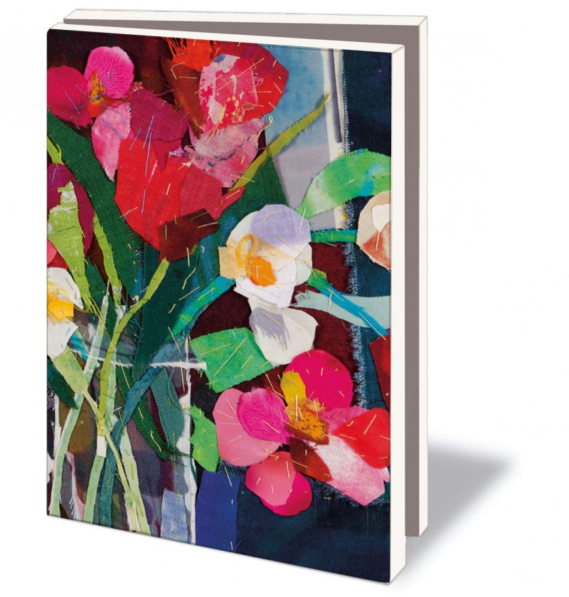 Bekking & Blitz Flowers in Vase Writing Wallet