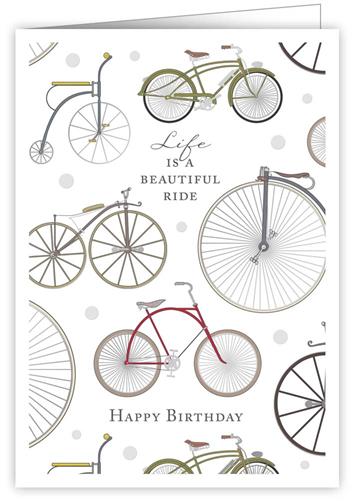 Quire Cards Bicycles Greeting Card