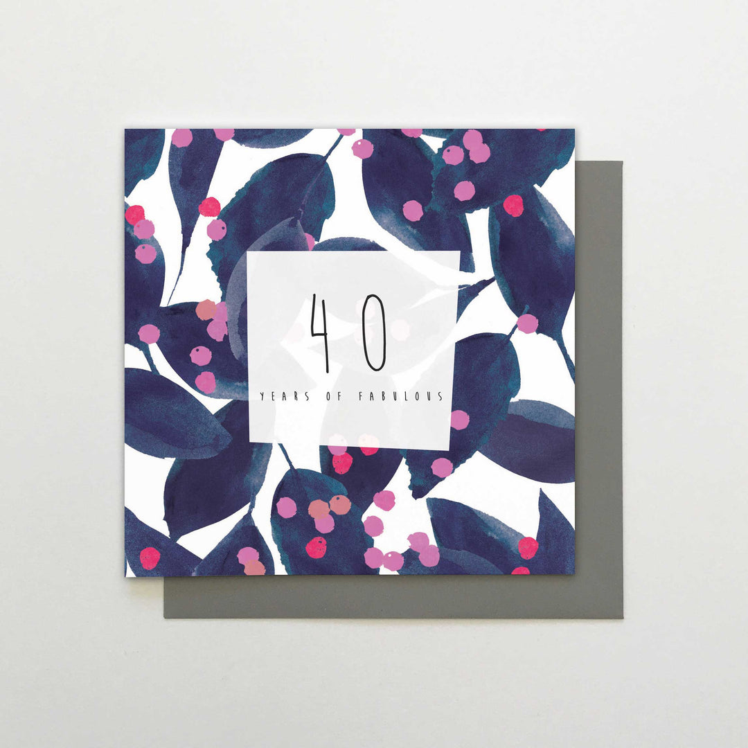 Stop the Clock 40 Years of Fabulous Card