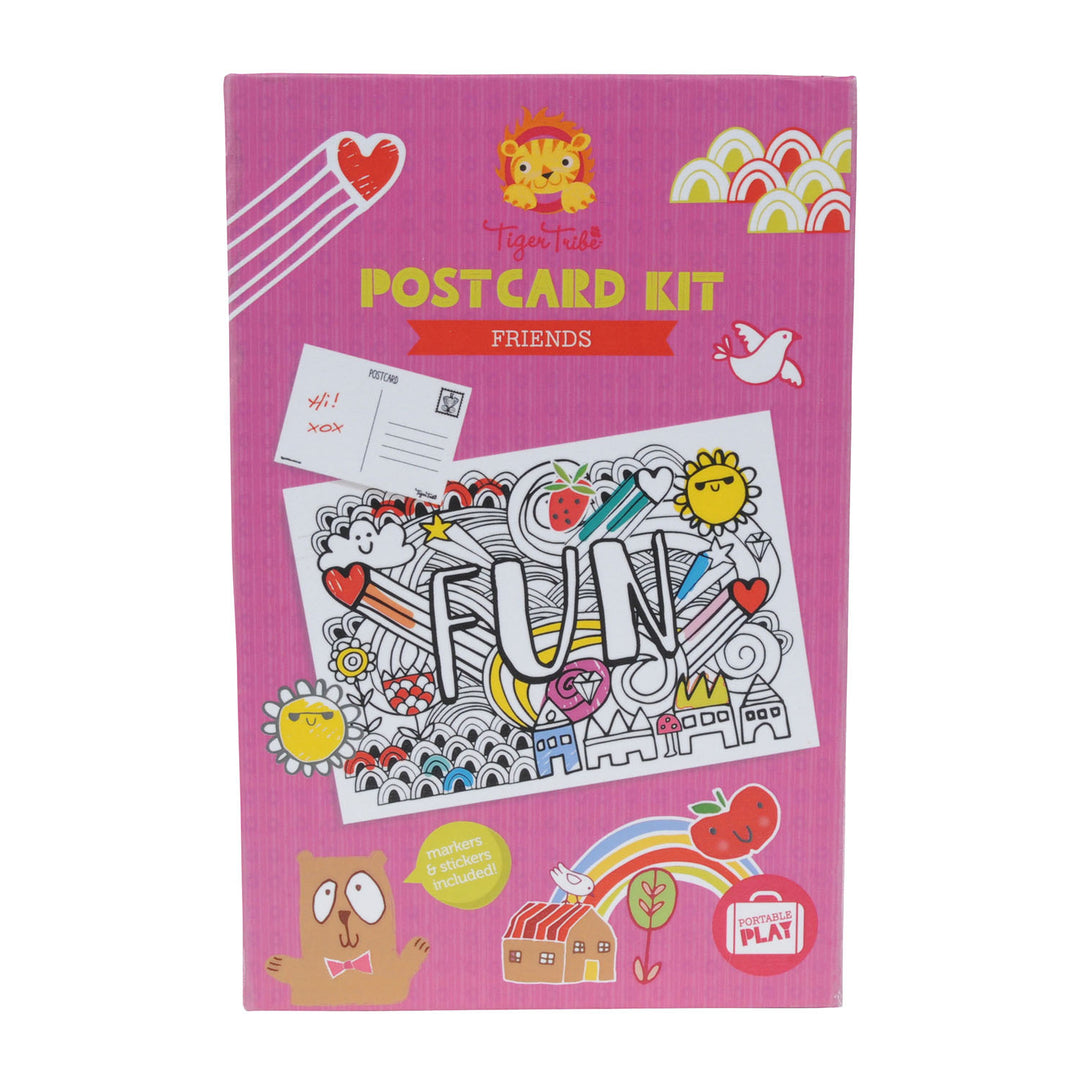 Tiger Tribe Postcard Kit - Friends
