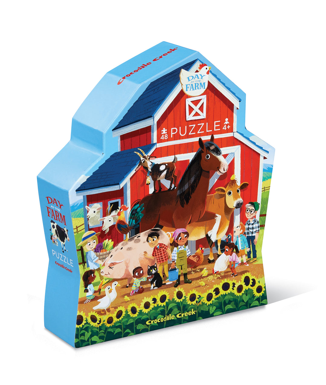 Crocodile Creek Day at the Museum Puzzle 48 pc - Farm
