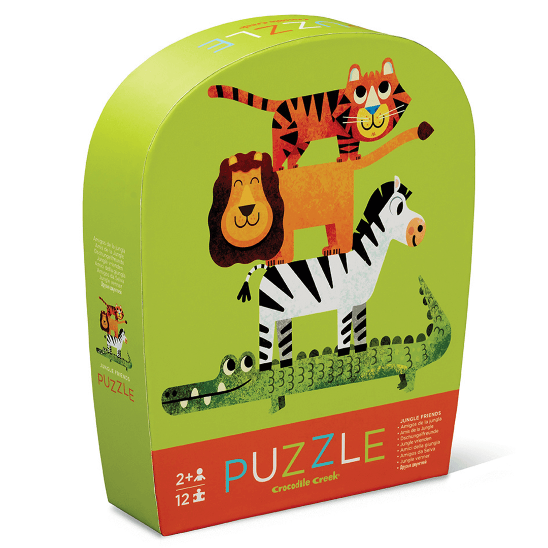 Crocodile Creek Mini Puzzle 12 pc - Dino Friends