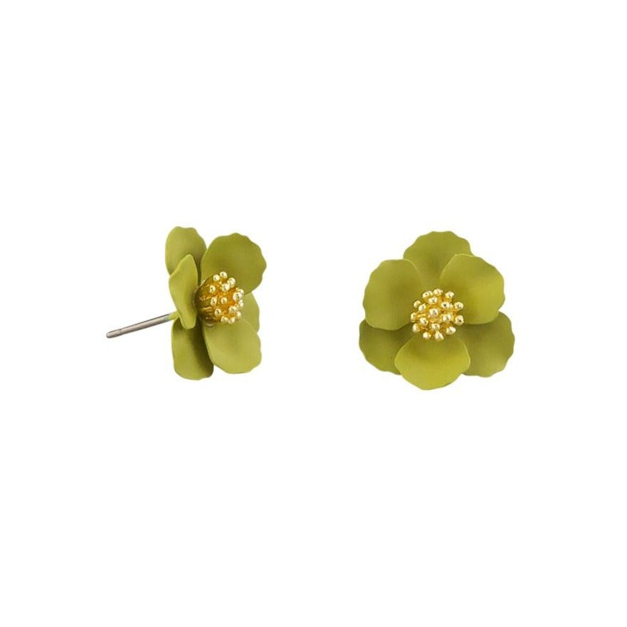 Tiger Tree Ceylon Pansy Earrings