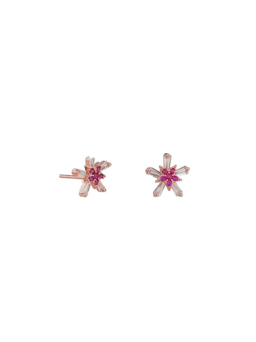 Tiger Tree Crystal Starry Flake Studs