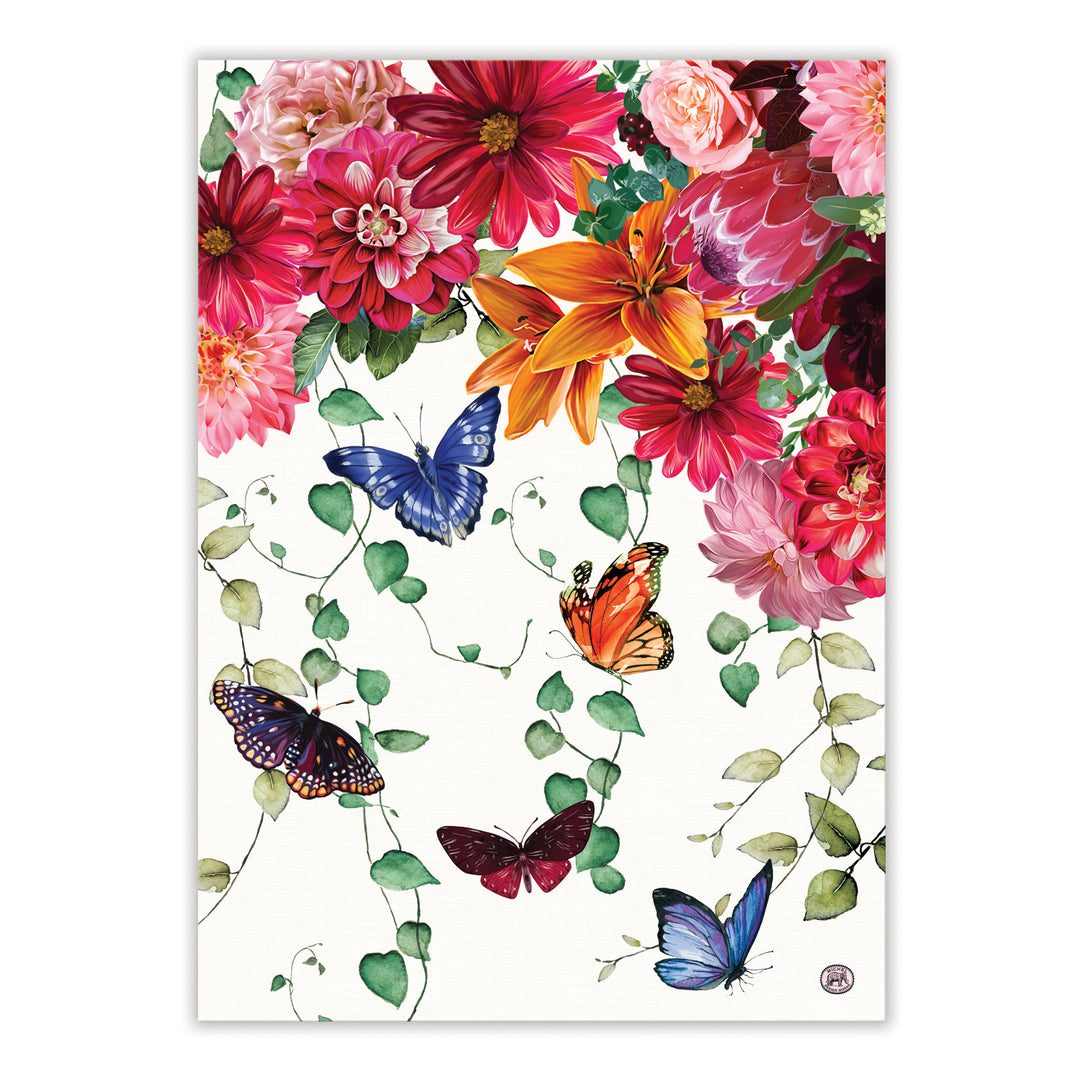 Michel Design Works Sweet Floral Melody Teatowel