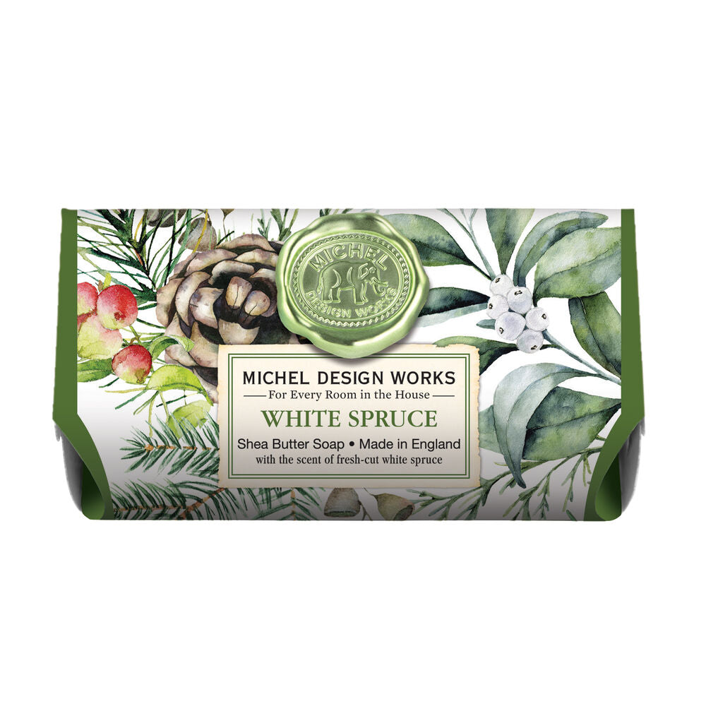Michel Design Works White Spruce Large Soap Bar