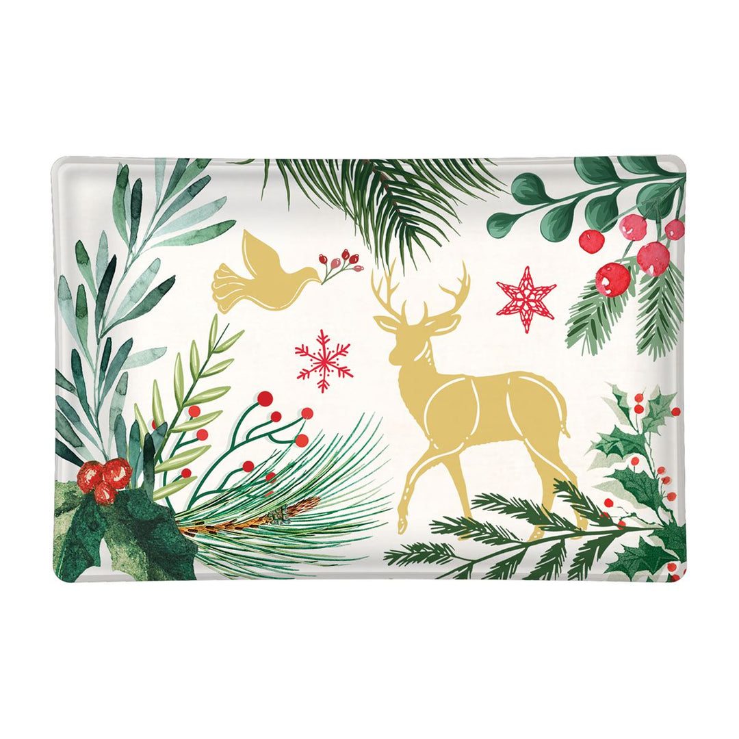 Michel Design Works Joy to the World Glass Soap Dish
