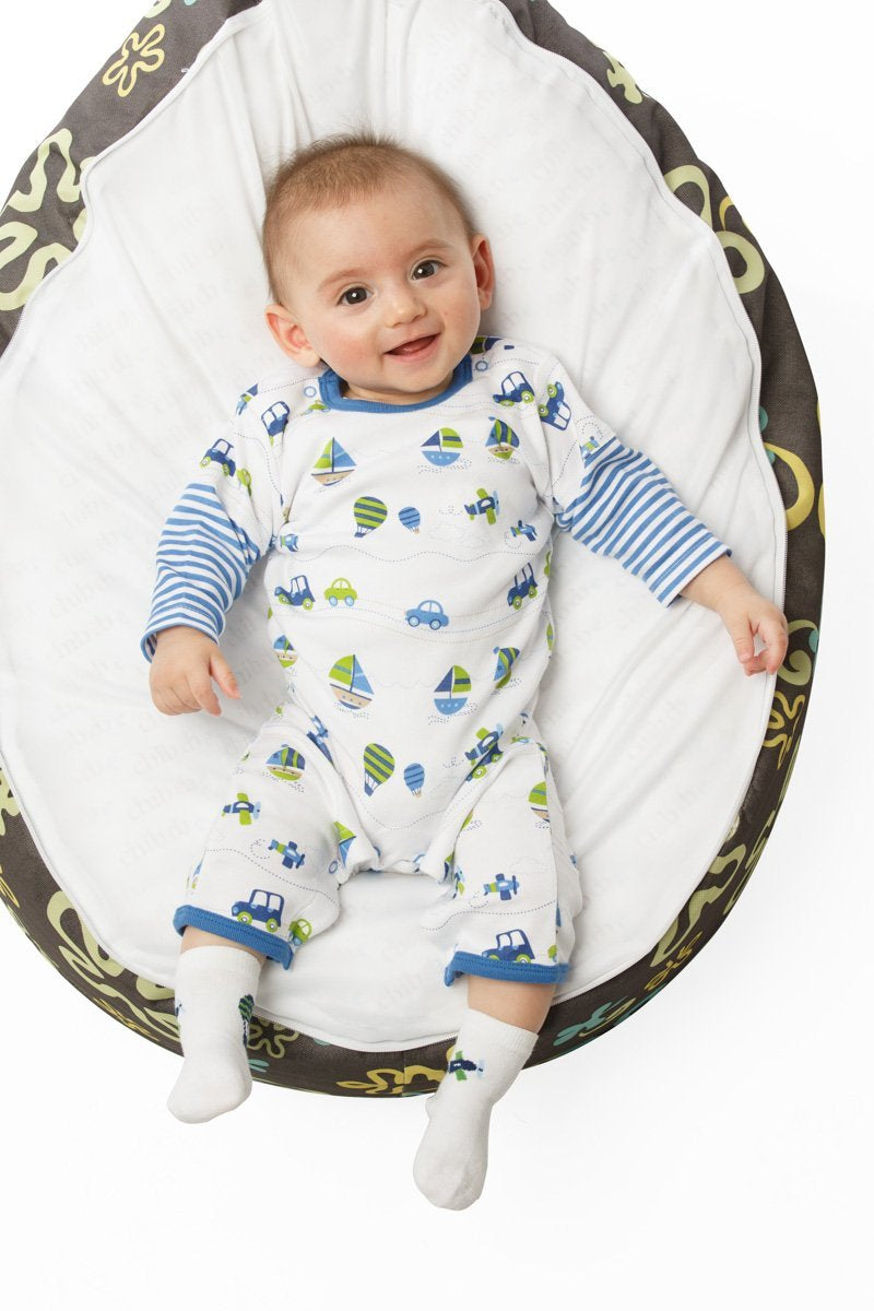 Transport Long Leg Baby Outfit