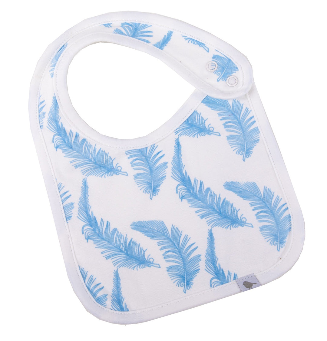 Feather Organic Cotton Bib