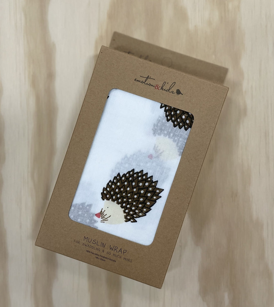 Hedgehog Muslin Wrap